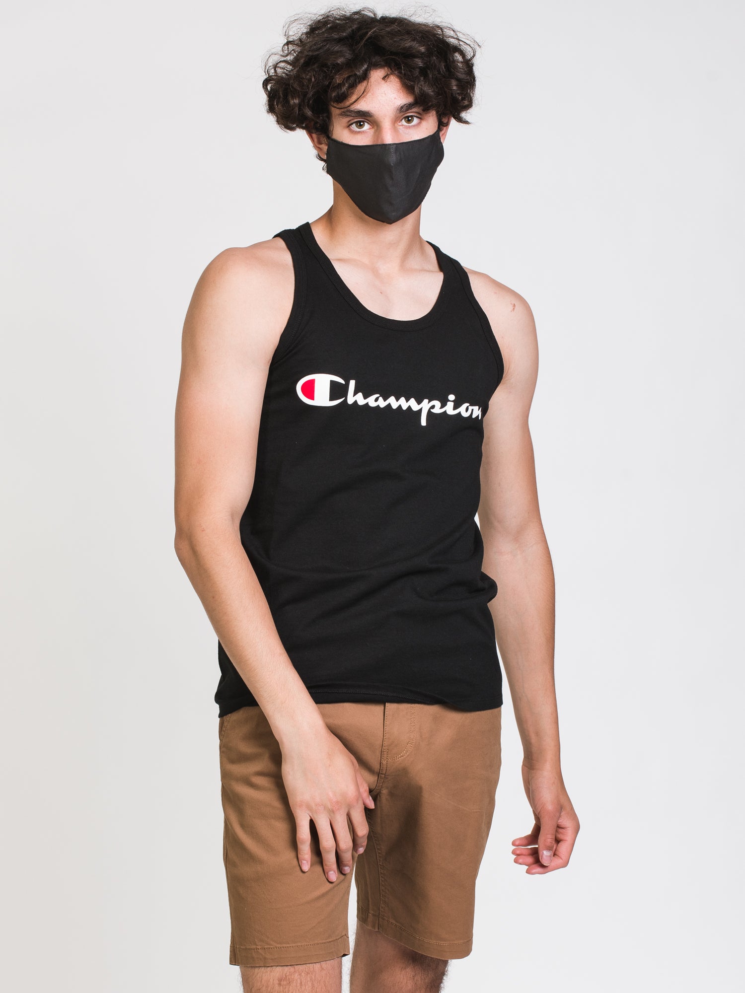 Champion Graphic Tank Top for Men & Women - Soft Cotton, Breathable & Comfortable - Perfect for Gym, Workout, Running & Casual Wear - Clearance Sale