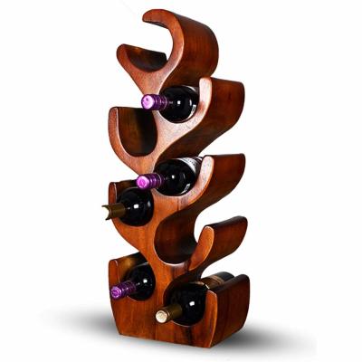 A Tale of Elegance and Convenience: The Premium Wooden Freestanding Wine Rack
