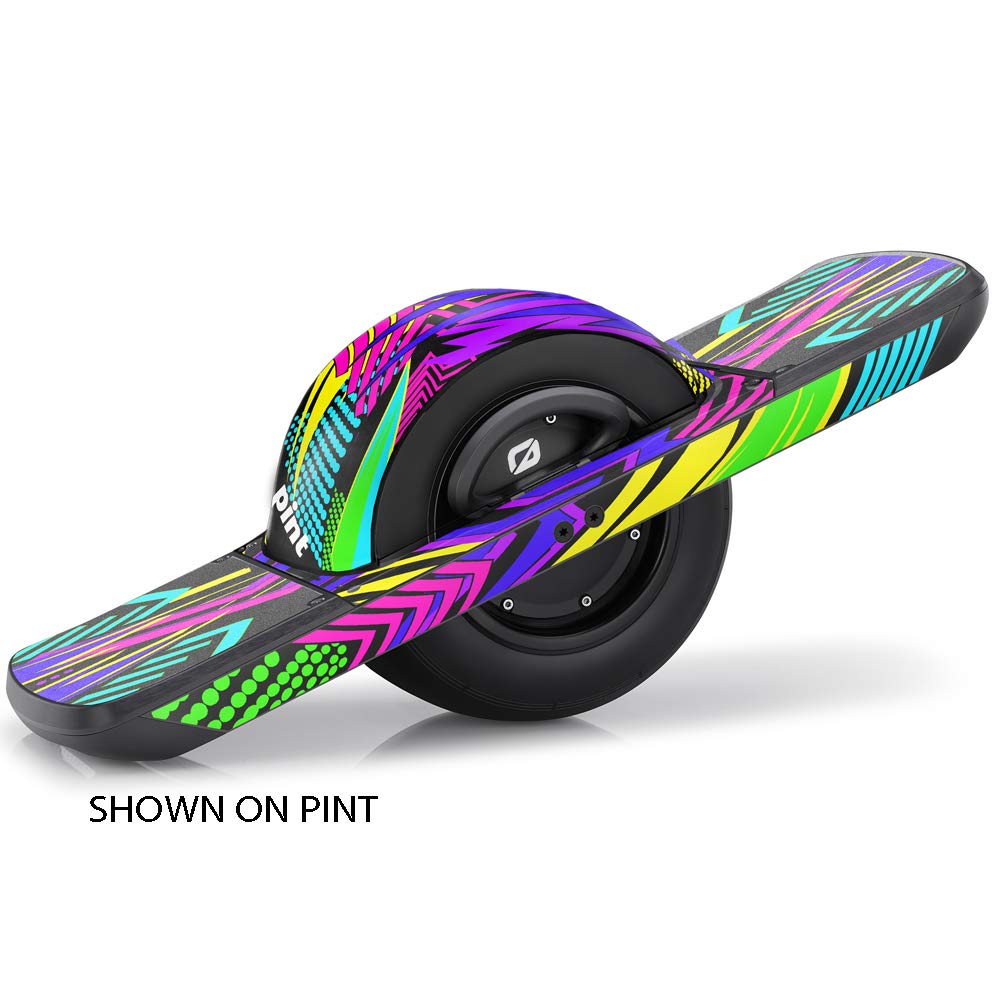 OneWheel Pint Graphics Kit - Mayhem Night Run Design with Rail & Fender Decals + Grip Tape | Earth SURF by Senge Graphics Inc. | Perfect for Onewheel Customization & Street Surfing Style Enhancement