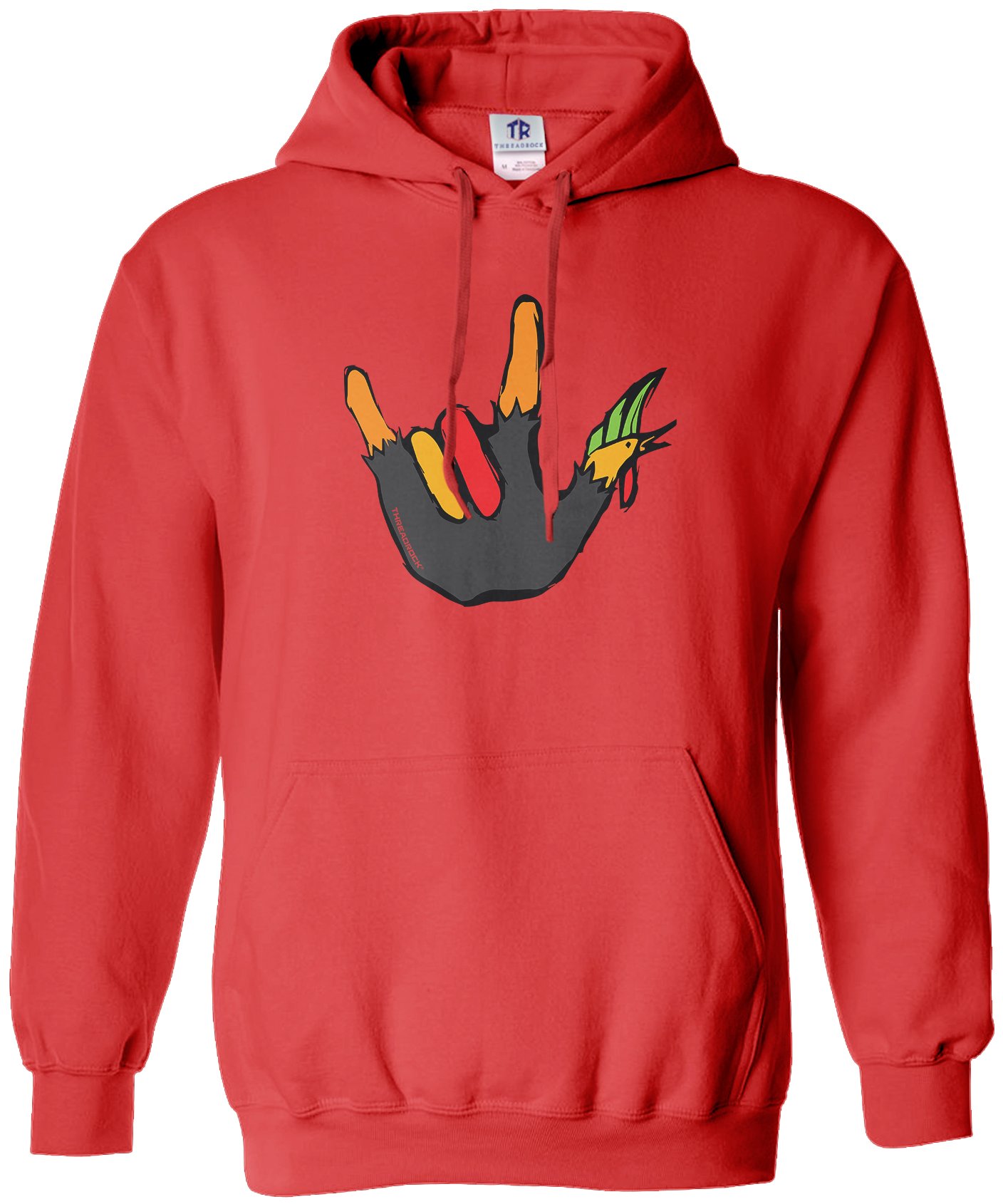 Threadrock Men's Funny Thanksgiving Turkey Hoodie - Graphic Novelty Sweatshirt for Holiday Parties & Family Gatherings