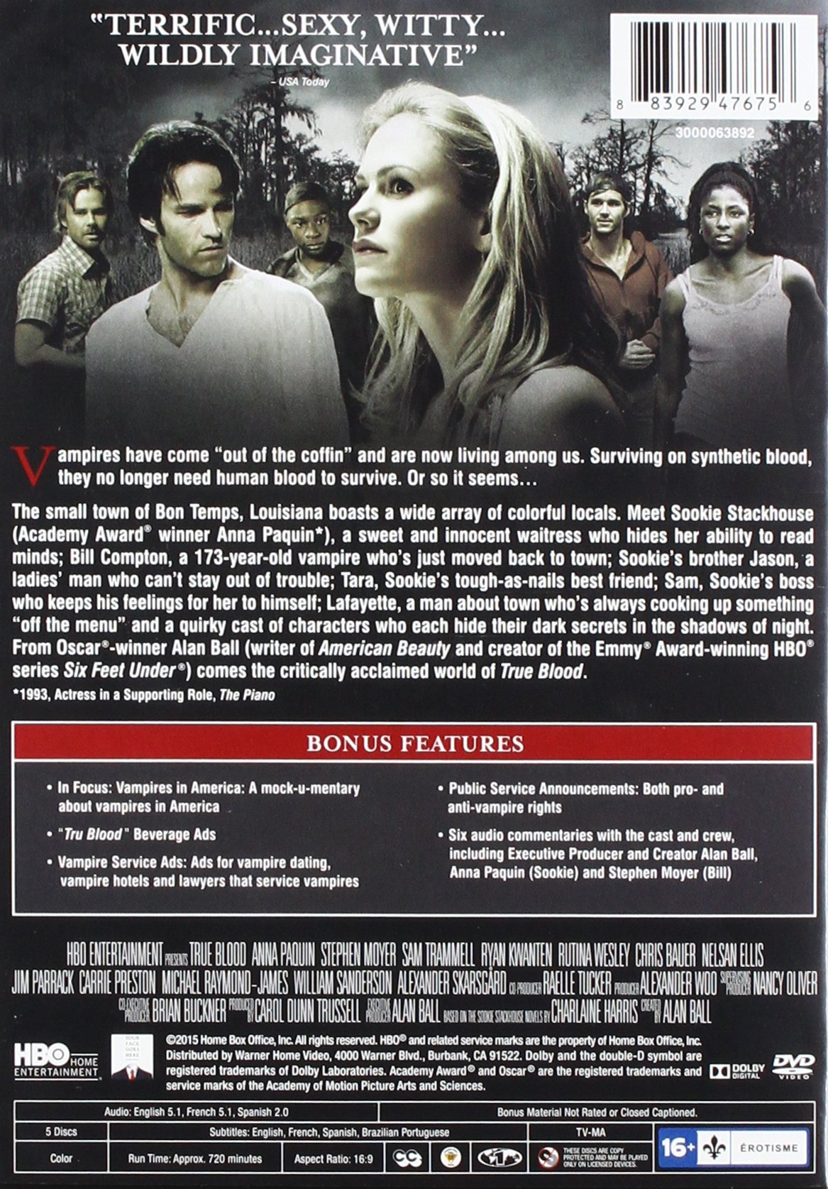 True Blood Season 1 DVD - Complete First Season of HBO's Vampire Drama Series | Perfect for Fantasy Lovers & Supernatural TV Show Fans