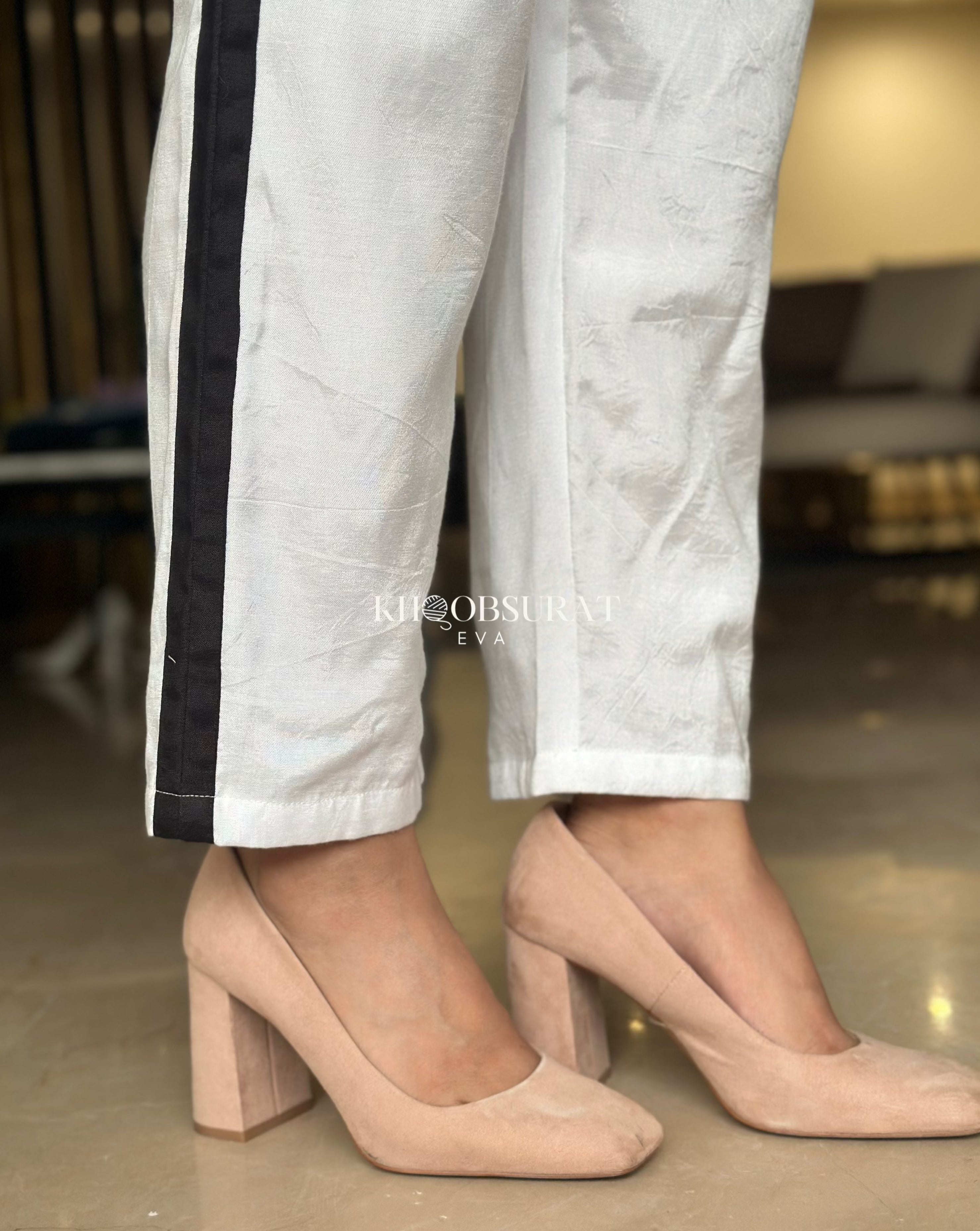 Chandni Charm White CoOrd Set for Women - Stylish Matching Outfit for Casual Wear, Parties & Festivals | Trendy Two-Piece Set for Summer & Spring