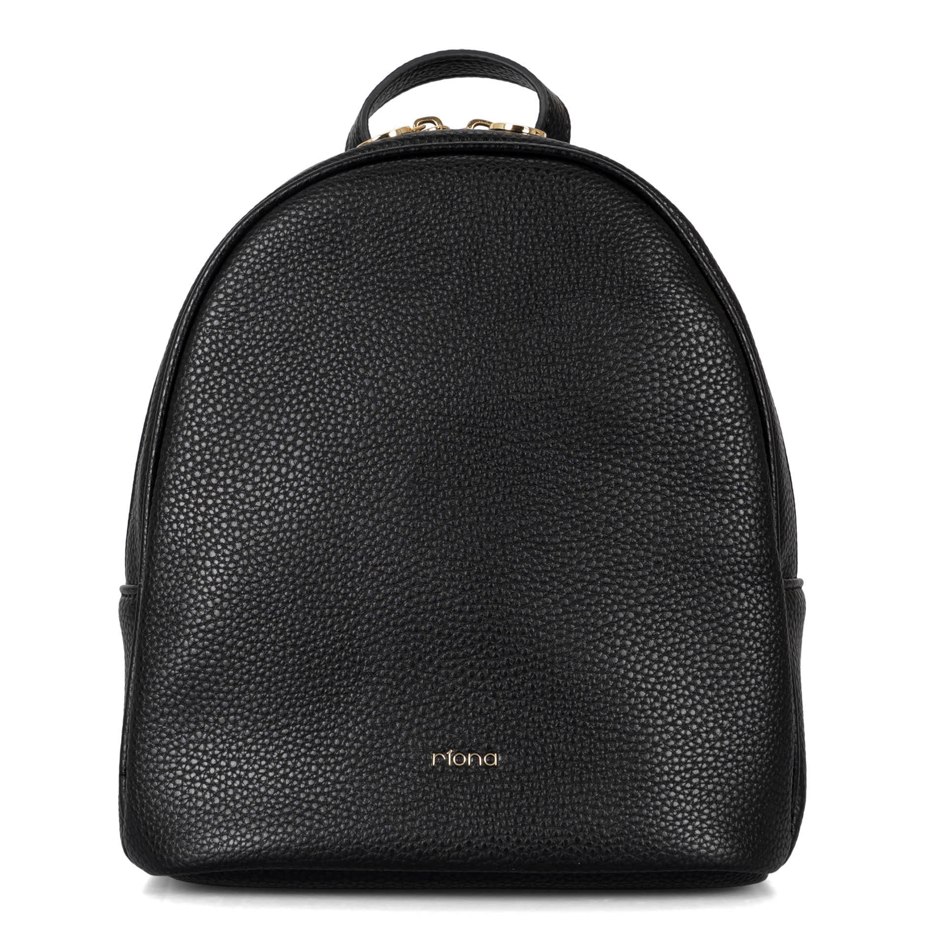 Riona Mia RFID Blocking Mini Backpack for Women - Anti-Theft Small Travel Bag, Lightweight & Water-Resistant - Perfect for Commuting, Travel, and Daily Use (Black)