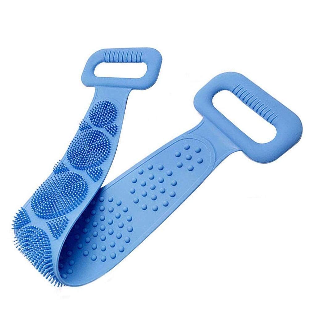 Trendegic Exfoliating Back Scrubber with Long Handle - Body Brush for Shower & Bath - Removes Dead Skin & Dirt - Perfect for Hard-to-Reach Areas & Spa-Like Experience