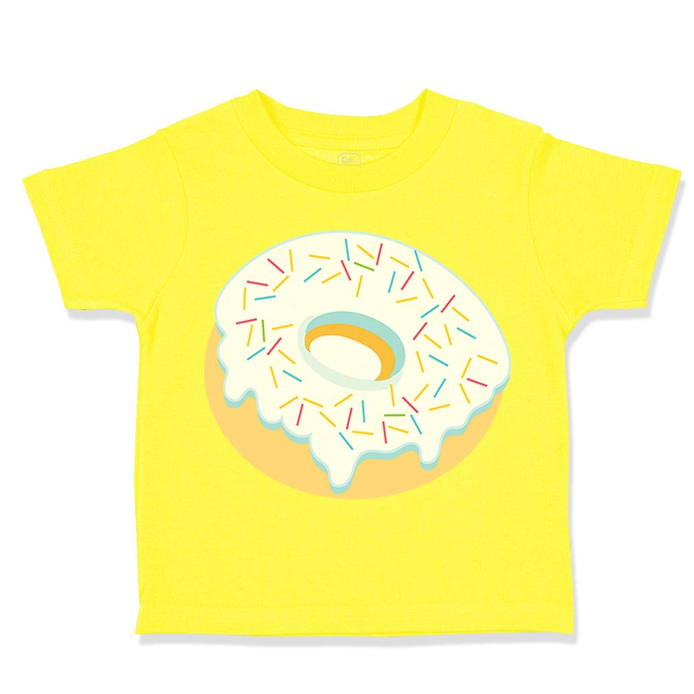 Sweet Donuts Toddler T-Shirt - 100% Cotton Funny Baby Tee for Boys & Girls (12 Months) - Perfect for Birthday Parties, Playdates & Cute Photo Shoots