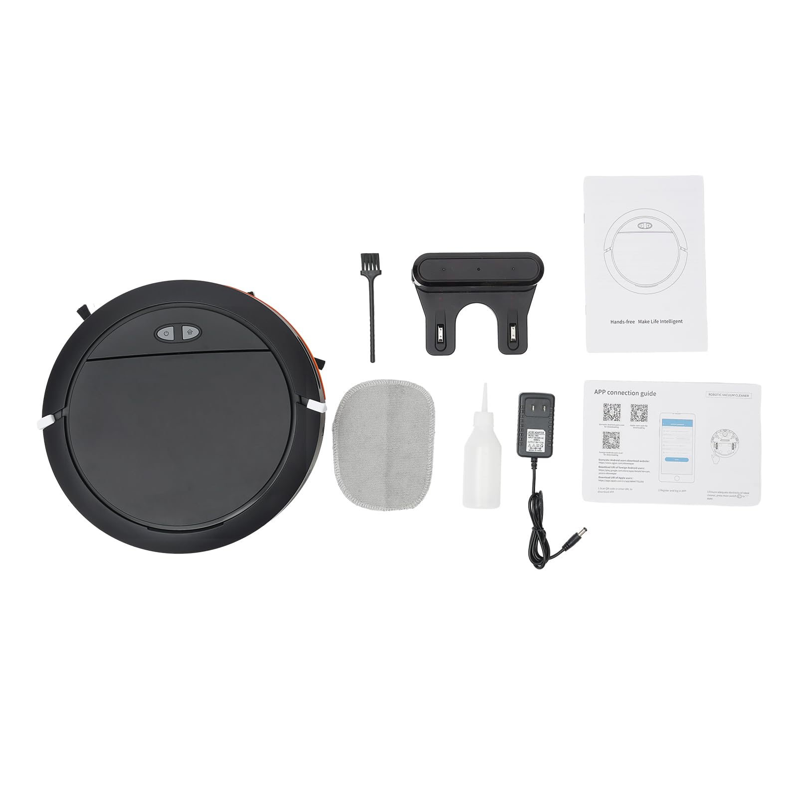 3-in-1 Robot Vacuum and Mop Cleaner with 2700Pa Strong Suction, Self-Charging, APP Control - Ideal for Carpets, Hardwood, Tile & Marble Floors in Homes & Offices