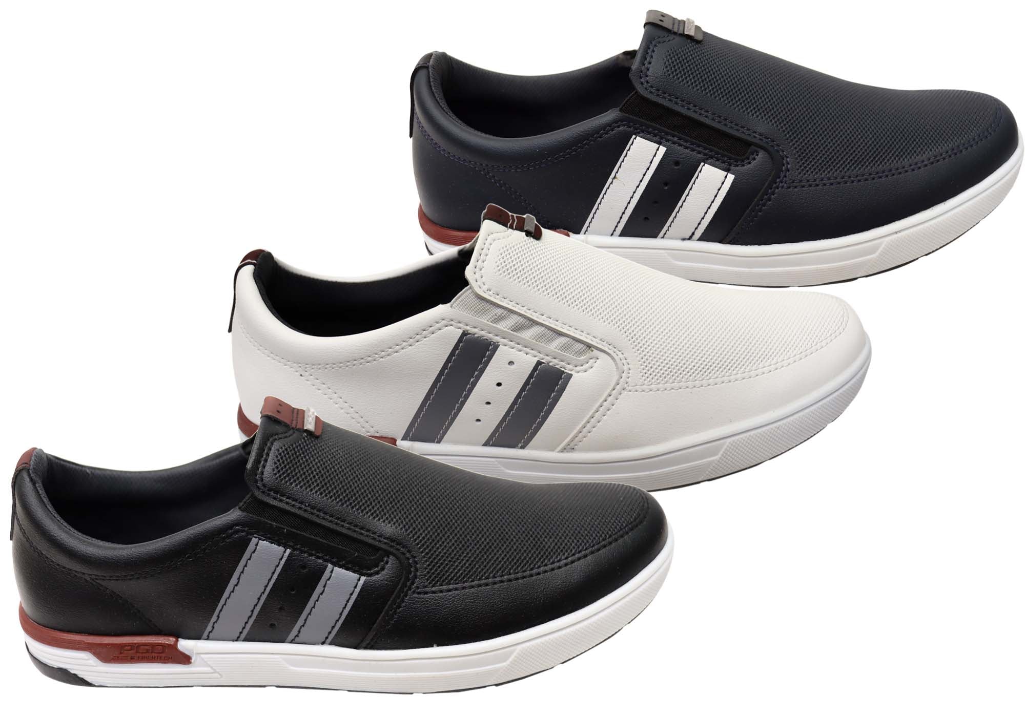 Pegada Chase Men's Comfortable Slip-On Casual Shoes - Breathable Lightweight Walking Shoes for Men - Made in Brazil - Perfect for Travel, Work & Everyday Wear