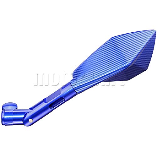 Yamaha MT-07 MT-09 FZ-07 FZ1 FZ6 FZ8 CNC Aluminum Rearview Mirrors - Black Motorcycle Scooter Accessories for Enhanced Safety & Style | Perfect for Street Bikes & Commuting