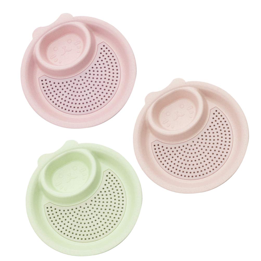 Cabilock 3-Piece Tasting Dish Set - Drain Dumpling Plates, PP Household Soy Sauce Dishes for Sushi, Dumplings & Dipping Sauces | Durable Kitchen Serving Trays