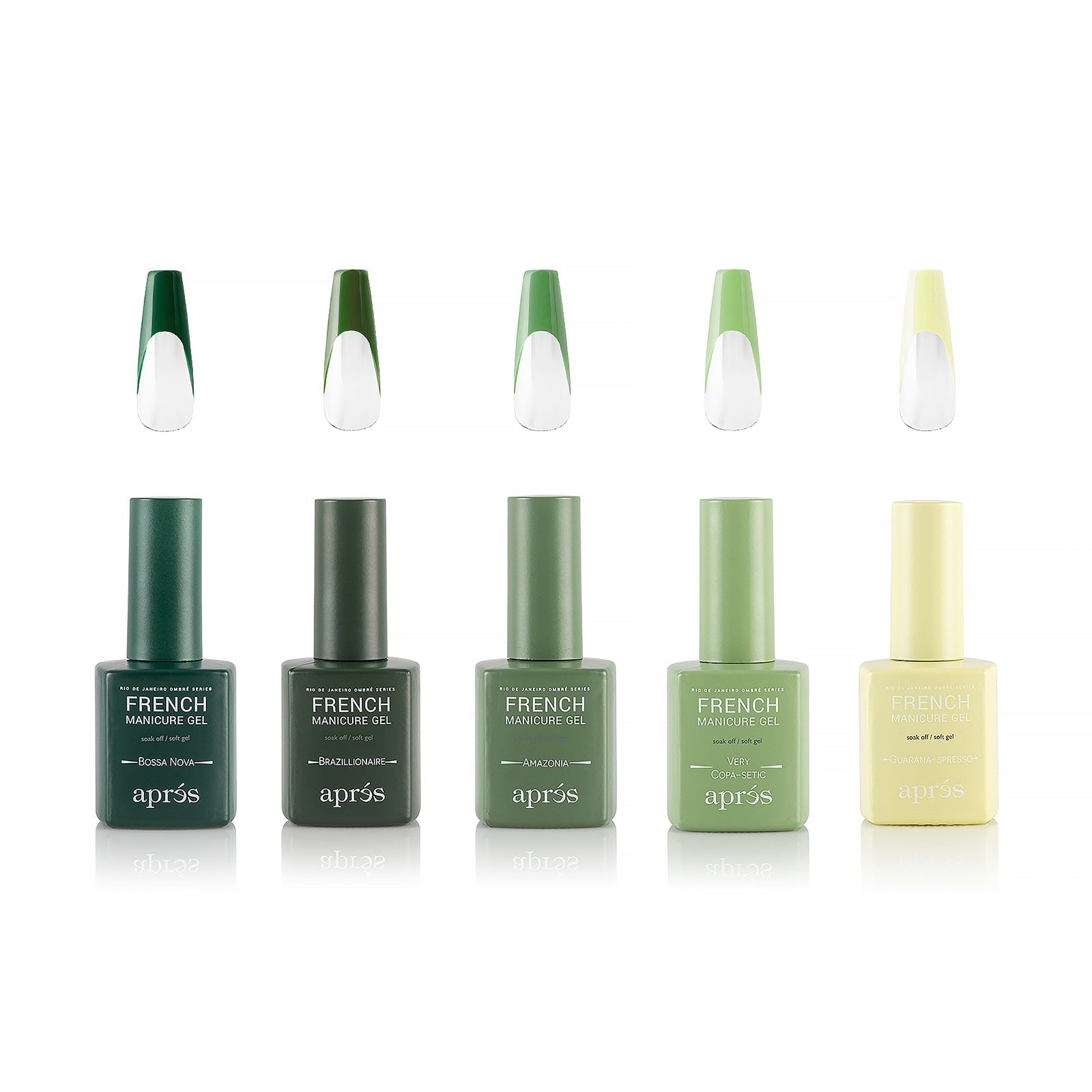 Apres French Manicure Gel Polish - RIO - Long-Lasting Nail Polish for Salon-Quality Manicures at Home | Perfect for Weddings, Parties & Special Occasions