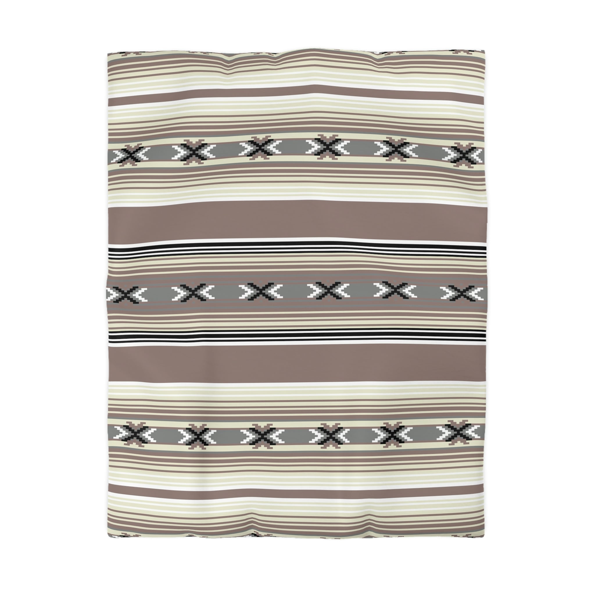 Southwestern Style Microfiber Duvet Cover Set - Soft Polyester Comforter Cover for Twin & Queen Beds - Perfect for Boho Chic Bedroom Decor & Guest Room Makeover