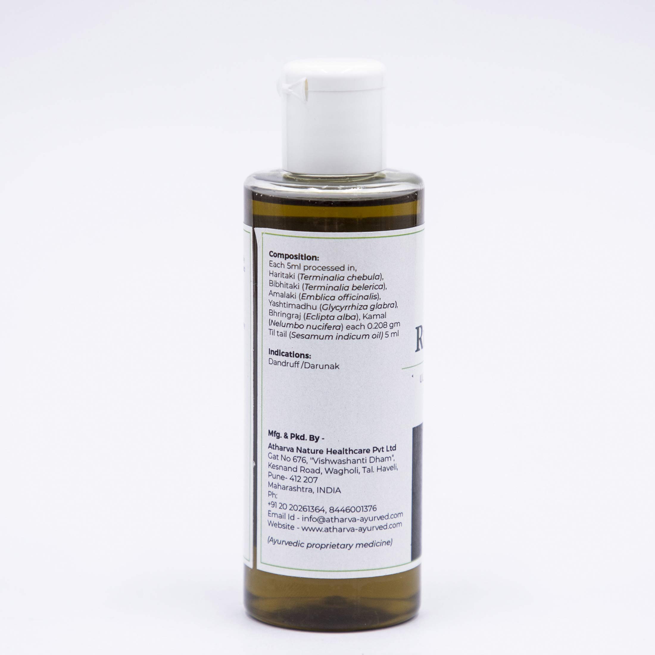 Rusina Ayurvedic Anti-Dandruff Hair Oil for Dry Scalp Treatment - Natural Dandruff Remedy & Hair Growth Solution | Perfect for Daily Scalp Massage & Hair Care Routine