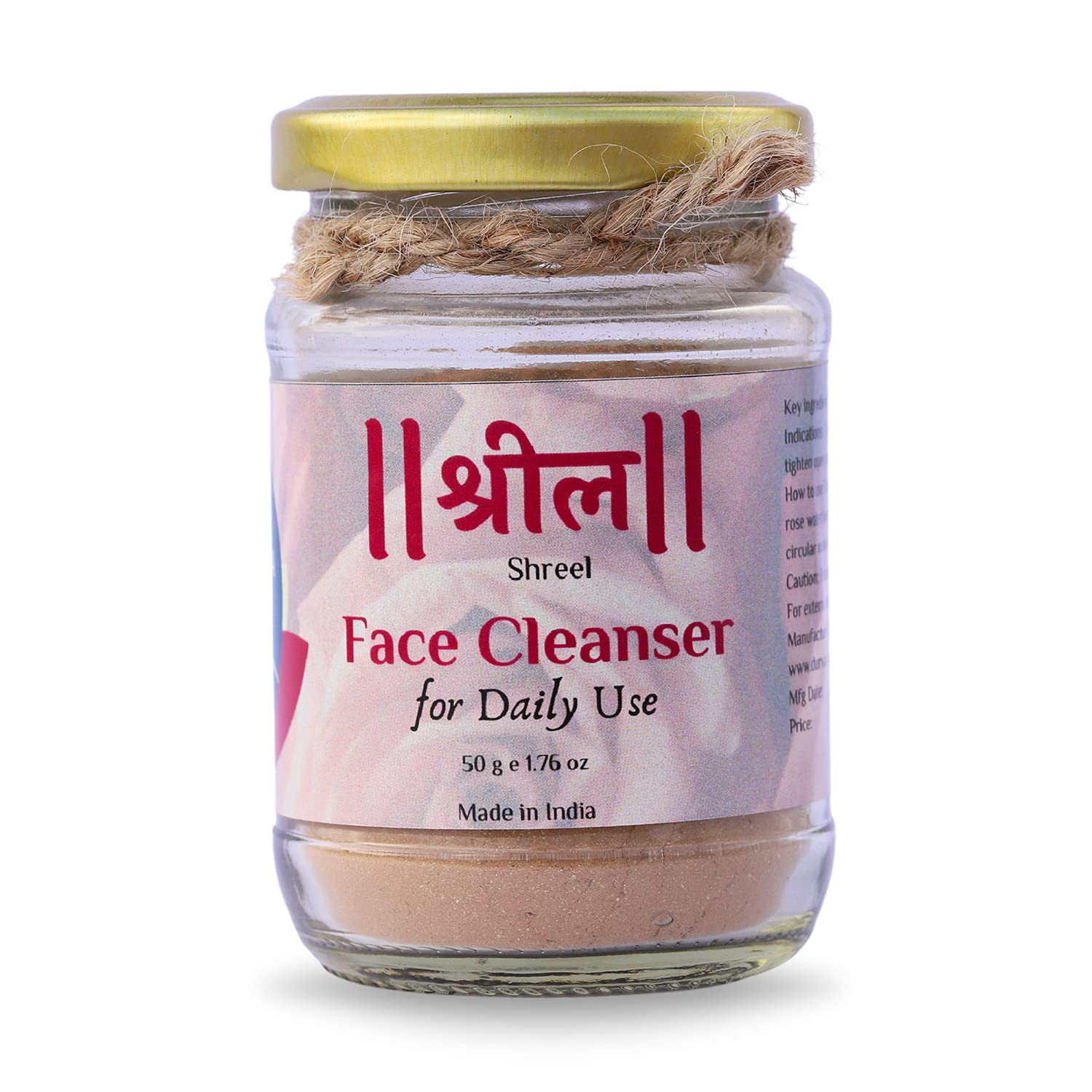 Best Ayurvedic Face Wash Powder for Daily Use - Deep Cleansing, Moisture Balance & Pore Tightening - 50g | Perfect for Sensitive & Oily Skin Care Routine