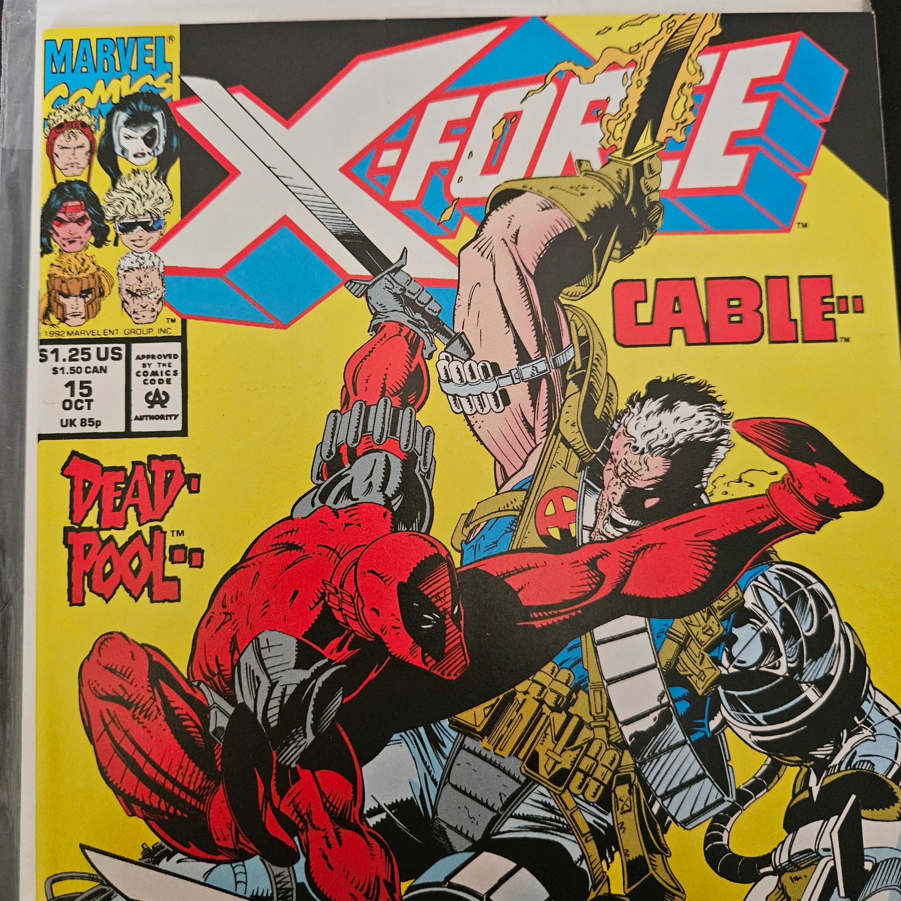 X-Force #15 Marvel Comics (January 1993) - Rare Collectible Comic Book for Superhero Fans & Investors | Perfect for Display, Gifts & Comic Collections