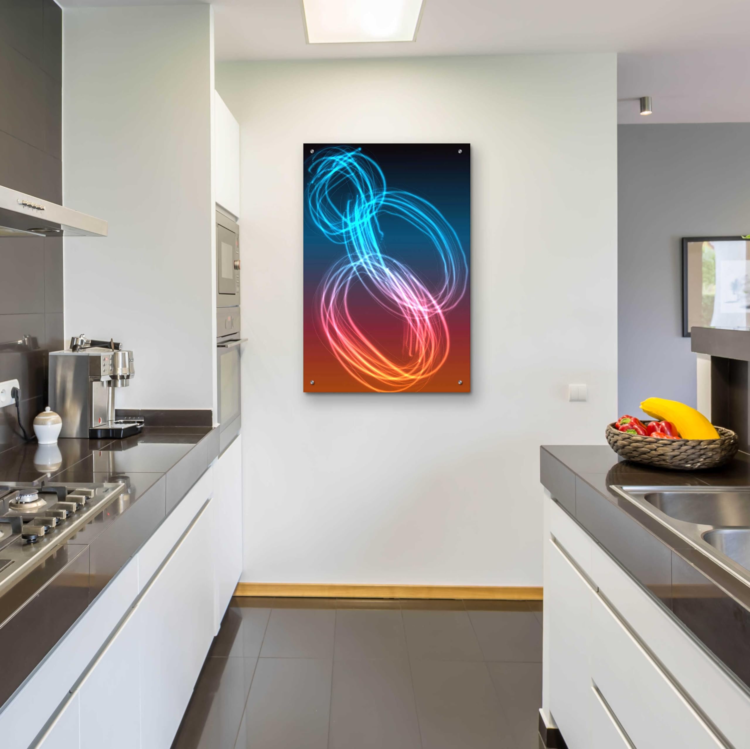 Epic Art 'Mysterious Light 24' by Irena Orlov - 24x36 Inch Acrylic Glass Wall Decor - Modern Abstract Painting for Living Room, Bedroom & Office