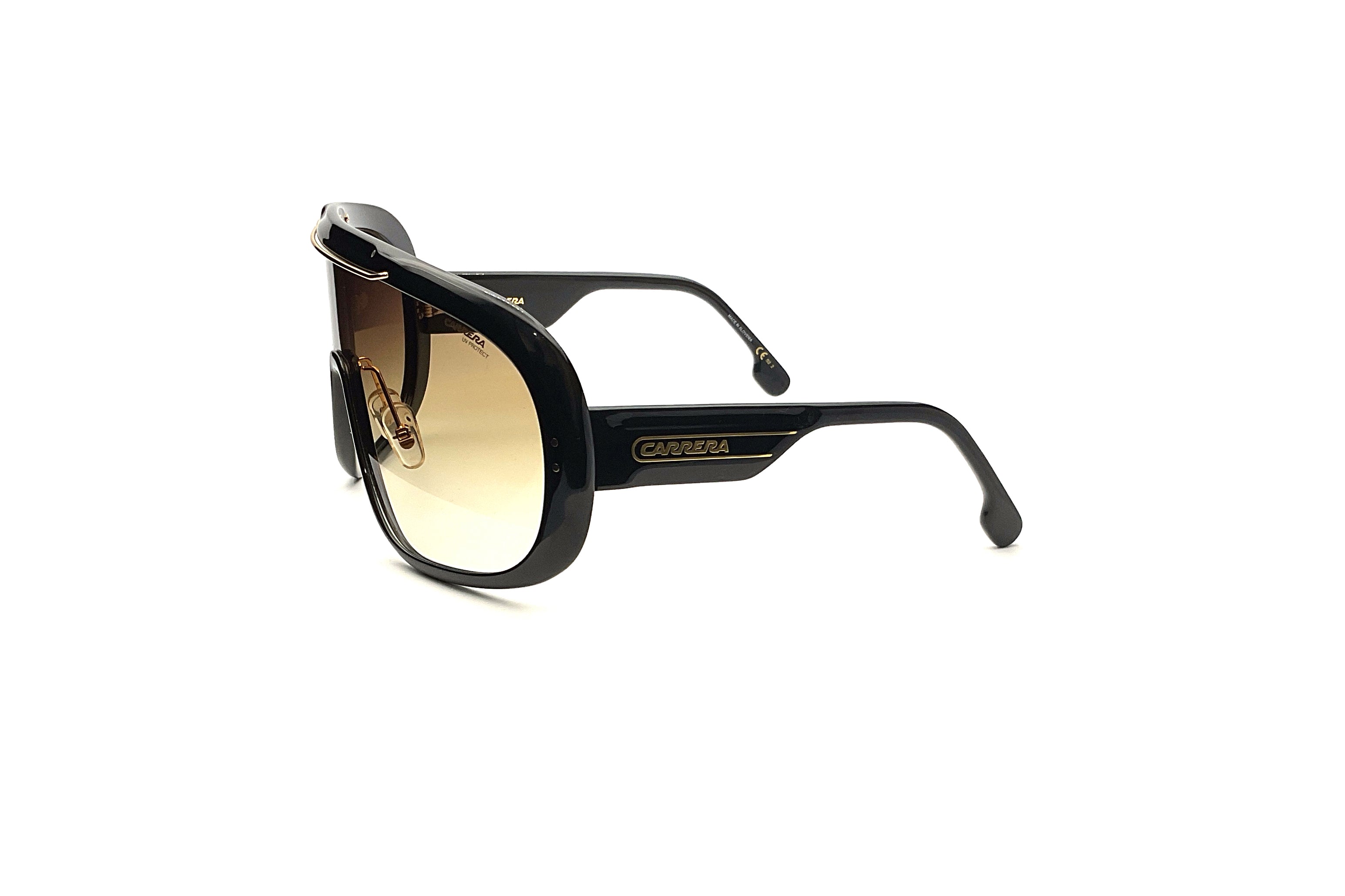 Carrera Epica Black Sunglasses - Polarized UV Protection for Men & Women - Perfect for Driving, Running, and Outdoor Activities