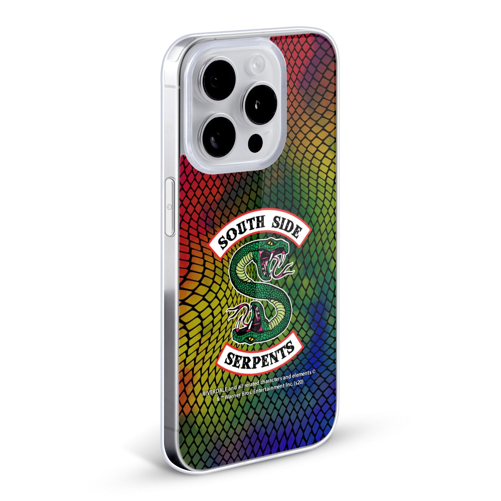 Head Case Designs Riverdale South Side Serpents Snake Skin Print Soft Gel iPhone 12 Mini Case - Officially Licensed, Durable Protection for Everyday Use
