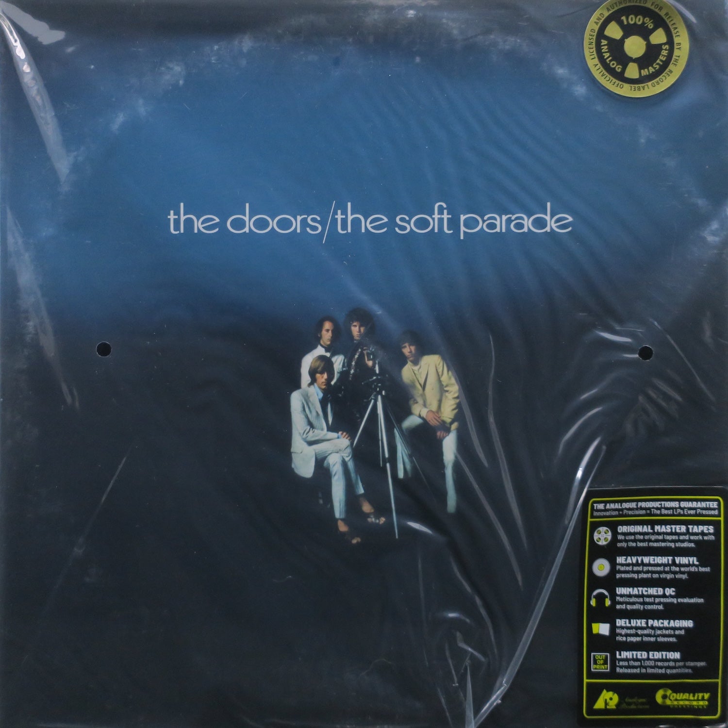 DOORS 'The Soft Parade' 180g Vinyl Record - Limited Edition Analogue Productions 45rpm 2LP Set | High-Quality Audiophile Pressing for Music Collectors & Classic Rock Enthusiasts | Perfect for Home Listening & Vinyl Collections