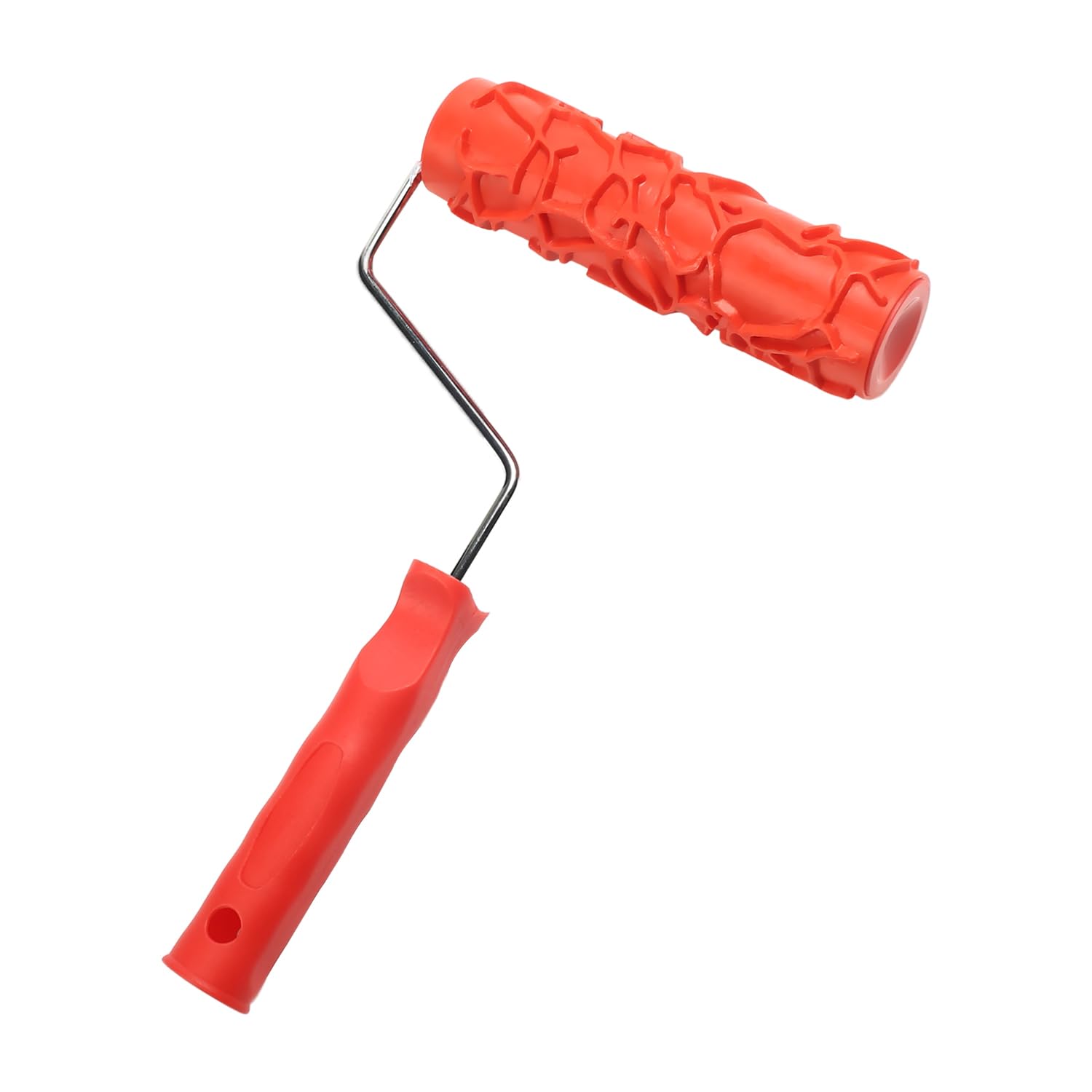 Premium Aicosineg Paint Roller Set - Wall Painting Tools Kit with Rubber Decorative Roller, Portable Frame & Smooth Finish Brush - Perfect for Home Renovation, DIY Wall Painting & Interior Decoration Projects