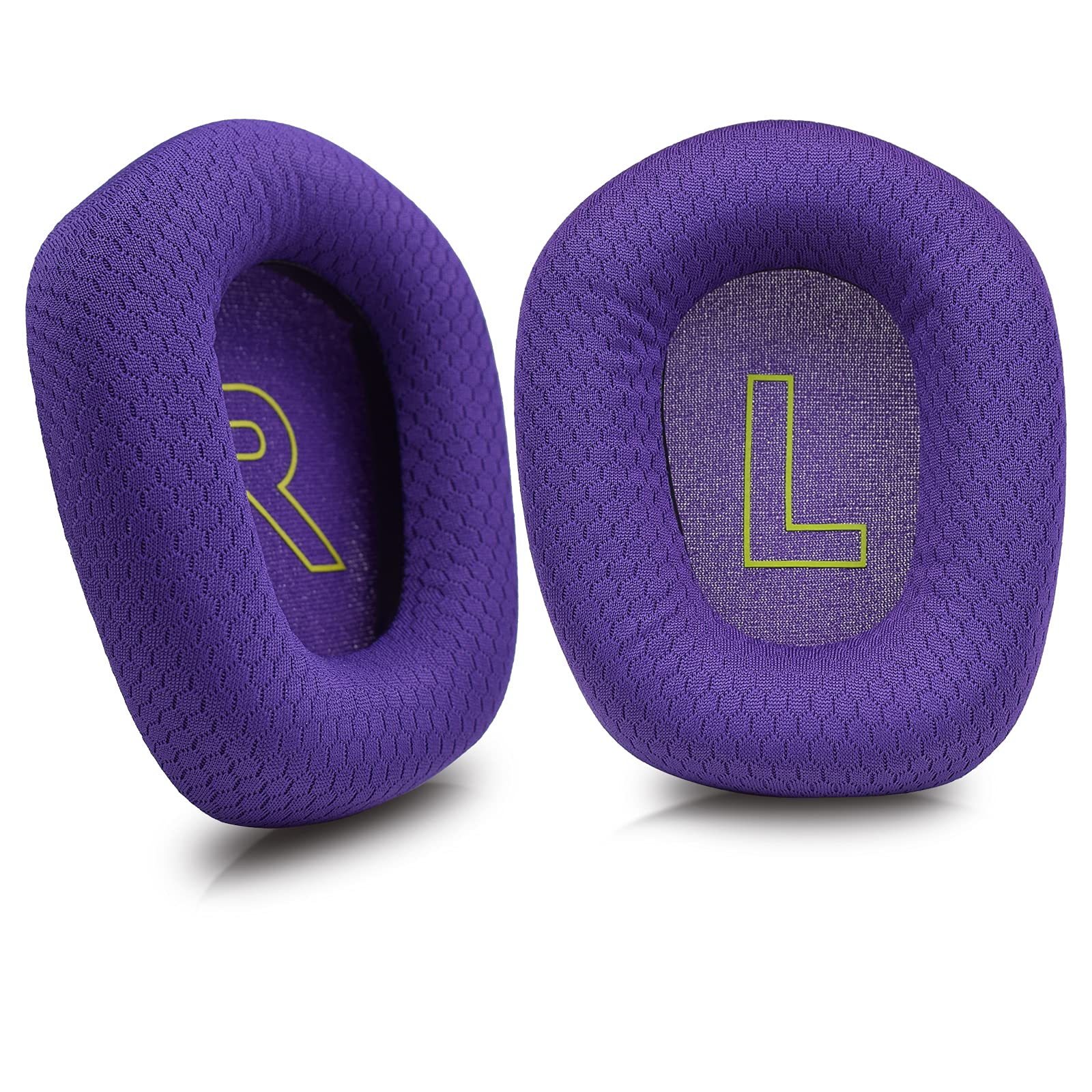 Logitech G733 Wireless Gaming Headset Replacement Ear Pads - Soft Fabric Cushions (Purple) for Comfort & Noise Isolation - Perfect for Gaming, Streaming & Long Wear Sessions