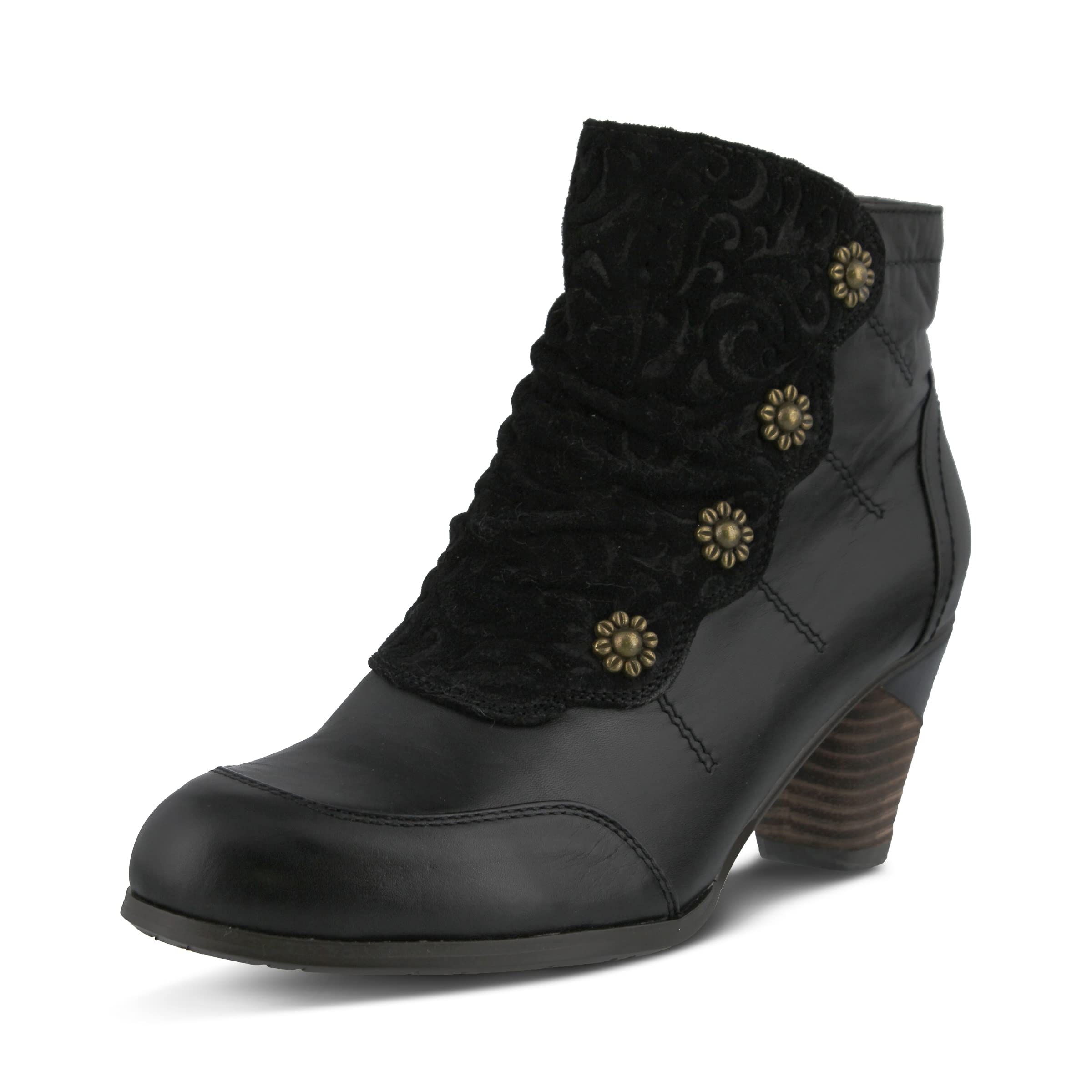 L'Artiste by Spring Step Women's Belgard Ankle Bootie - Stylish Comfort Boots for Women | Perfect for Office, Casual Outings & Date Nights