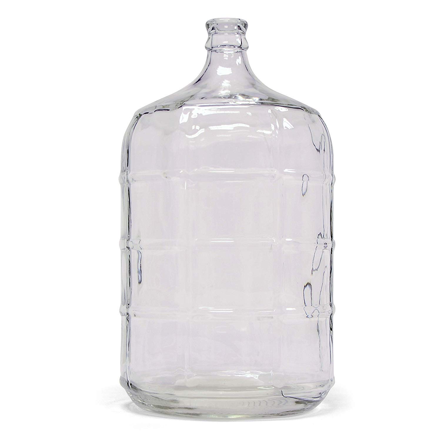 HomArt 5 Gallon Glass Water Jug with Spigot - BPA Free, Clear Glass Beverage Dispenser for Parties, Events & Home Use - Perfect for Lemonade, Iced Tea & Cold Drinks