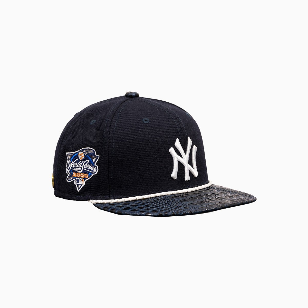 Breyer's Buck 50 New York Yankees Patent Leather Baseball Cap - Stylish MLB Fan Gear for Games & Streetwear