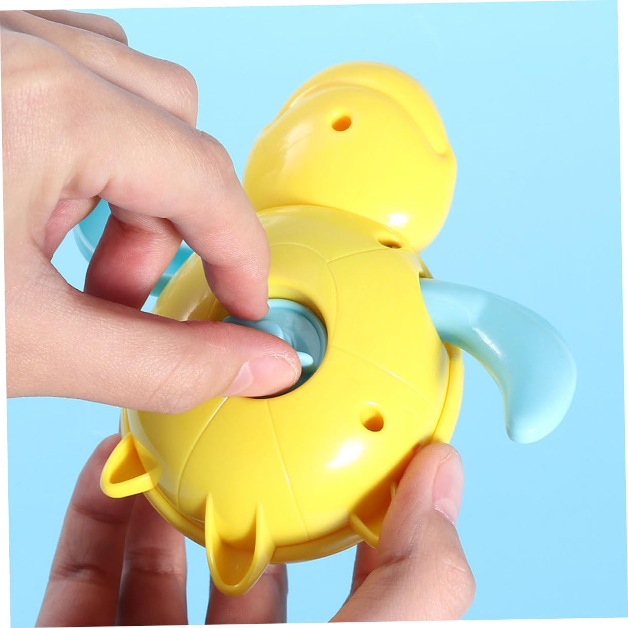 9 Pcs Wind-Up Animal Bath Toys - Cute Rubber Duck & Sea Creatures for Bubble Bath, Pool & Baby Shower Gifts - Fun Bathtime Play Set for Toddlers & Kids