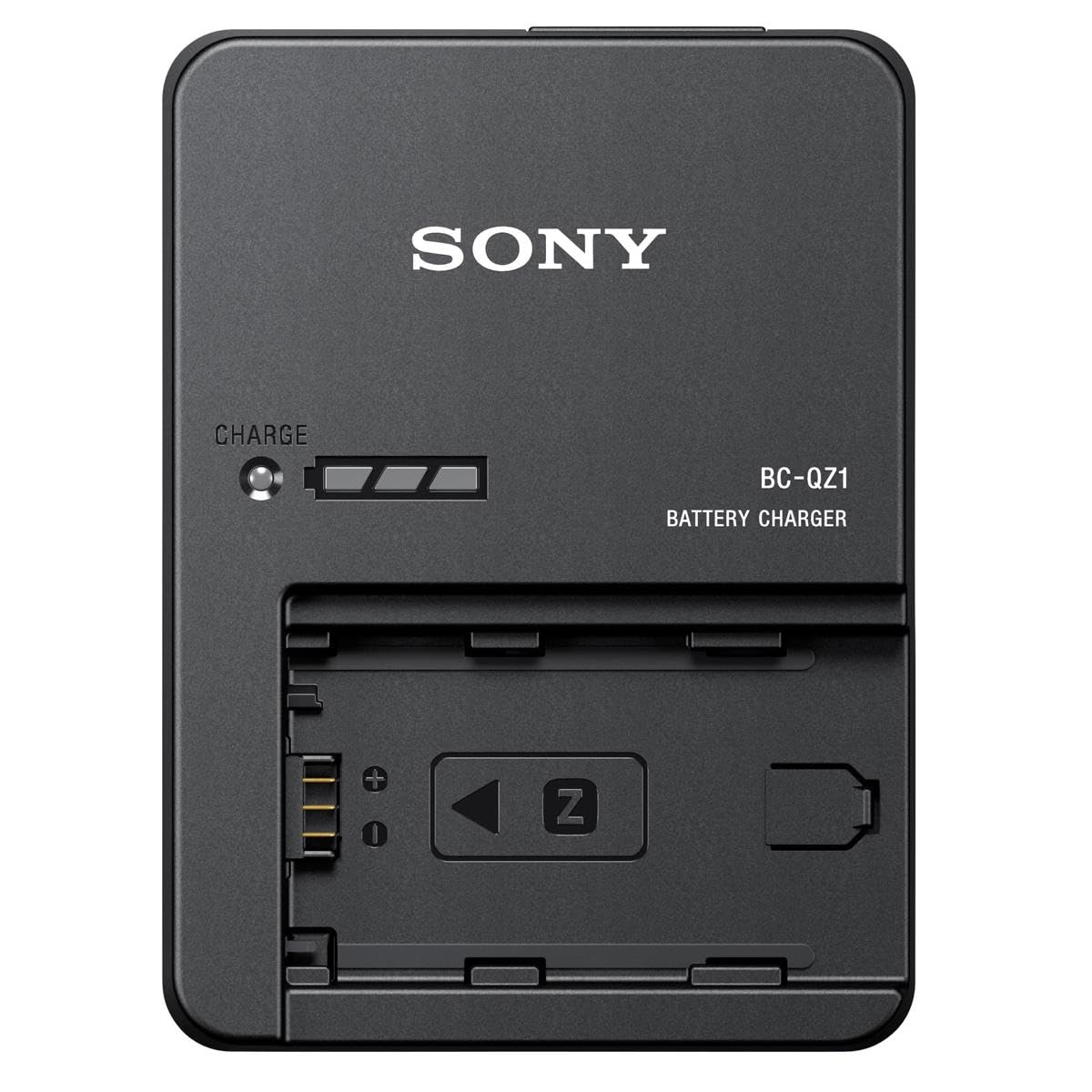 Sony BCQZ1 Z-Series Battery Charger - Fast Charging for Sony Cameras | Perfect for Travel & Professional Photography (Black)