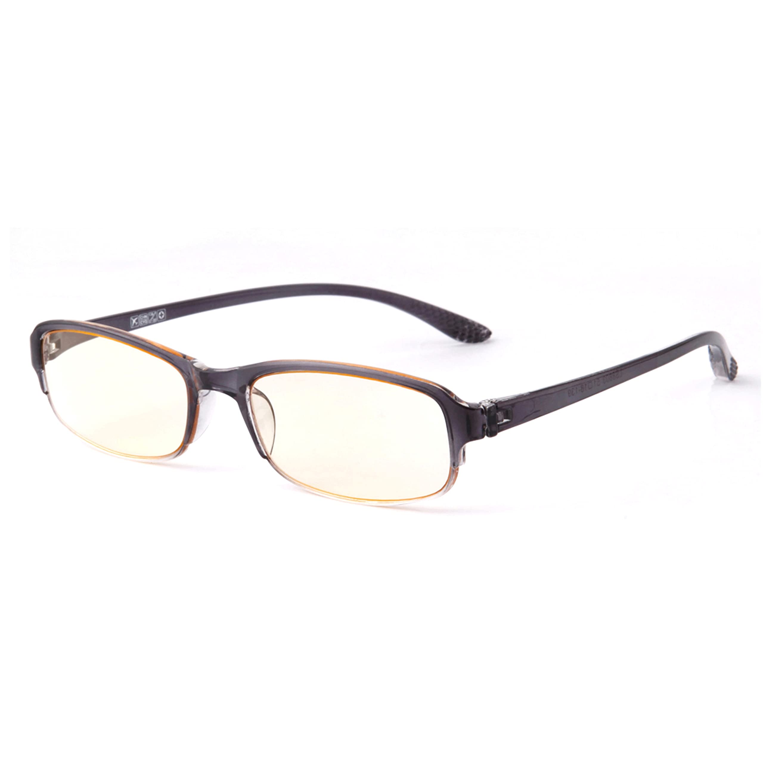 Mind Bridge Blue Light Blocking Glasses for Computer & Digital Screen Use - Anti Eye Strain Reading Glasses for Work, Gaming & Online Study