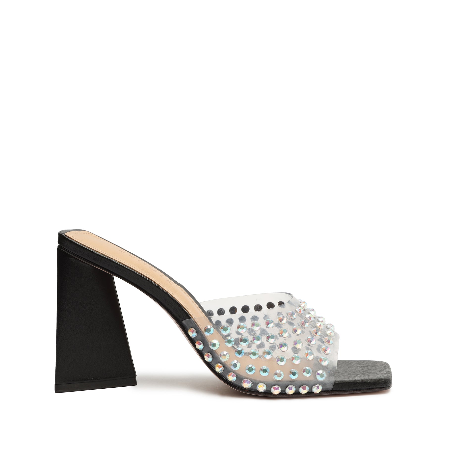 Lizah Women's Crystal Embellished Vinyl Sandals - Comfortable & Stylish Summer Shoes for Beach, Pool, and Casual Outings