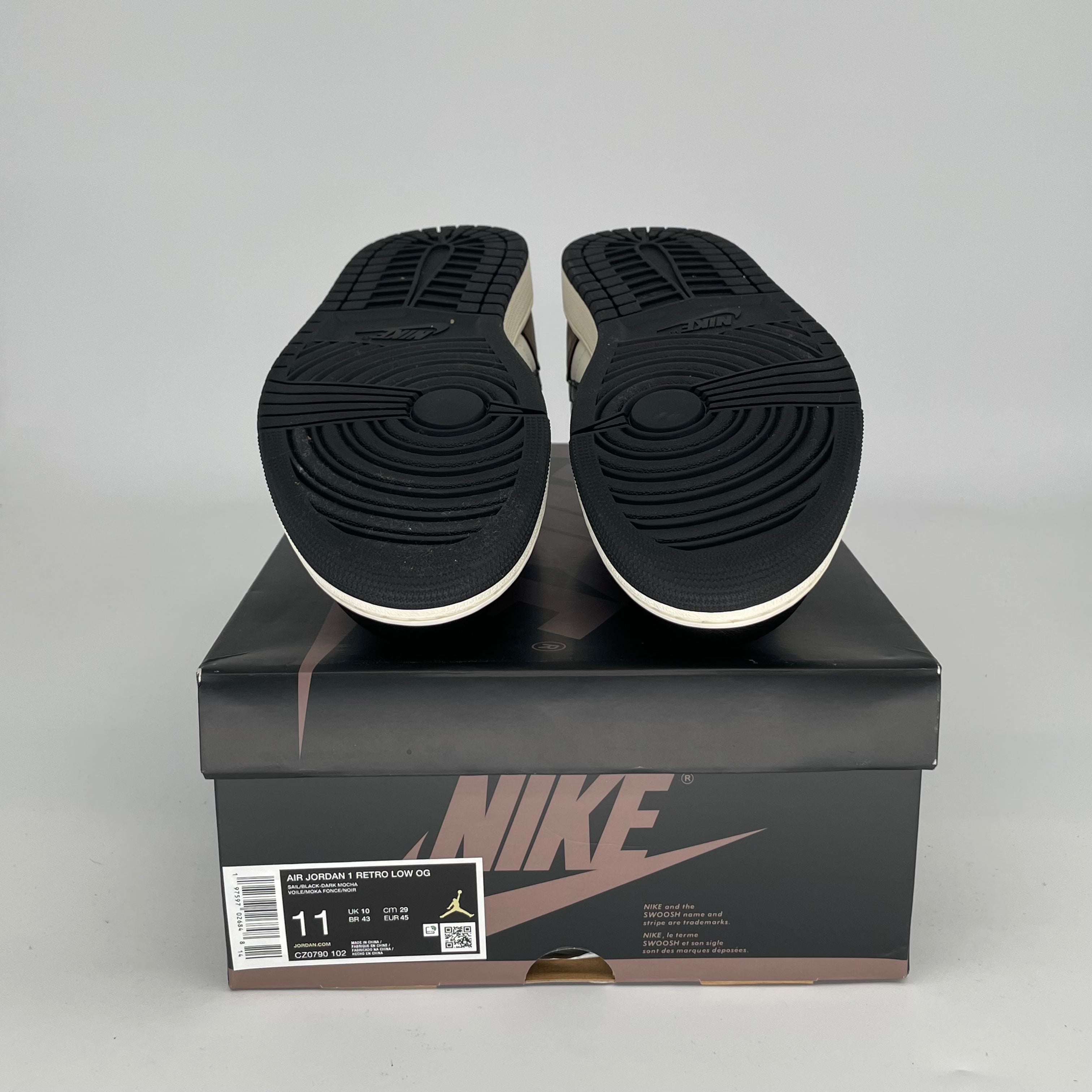 **AIR JORDAN 1 LOW MOCHA - Men's/Women's Size 11 & 12.5W - Style CZ0790-102 - Perfect for Casual Wear, Sneaker Collecting & Street Fashion**