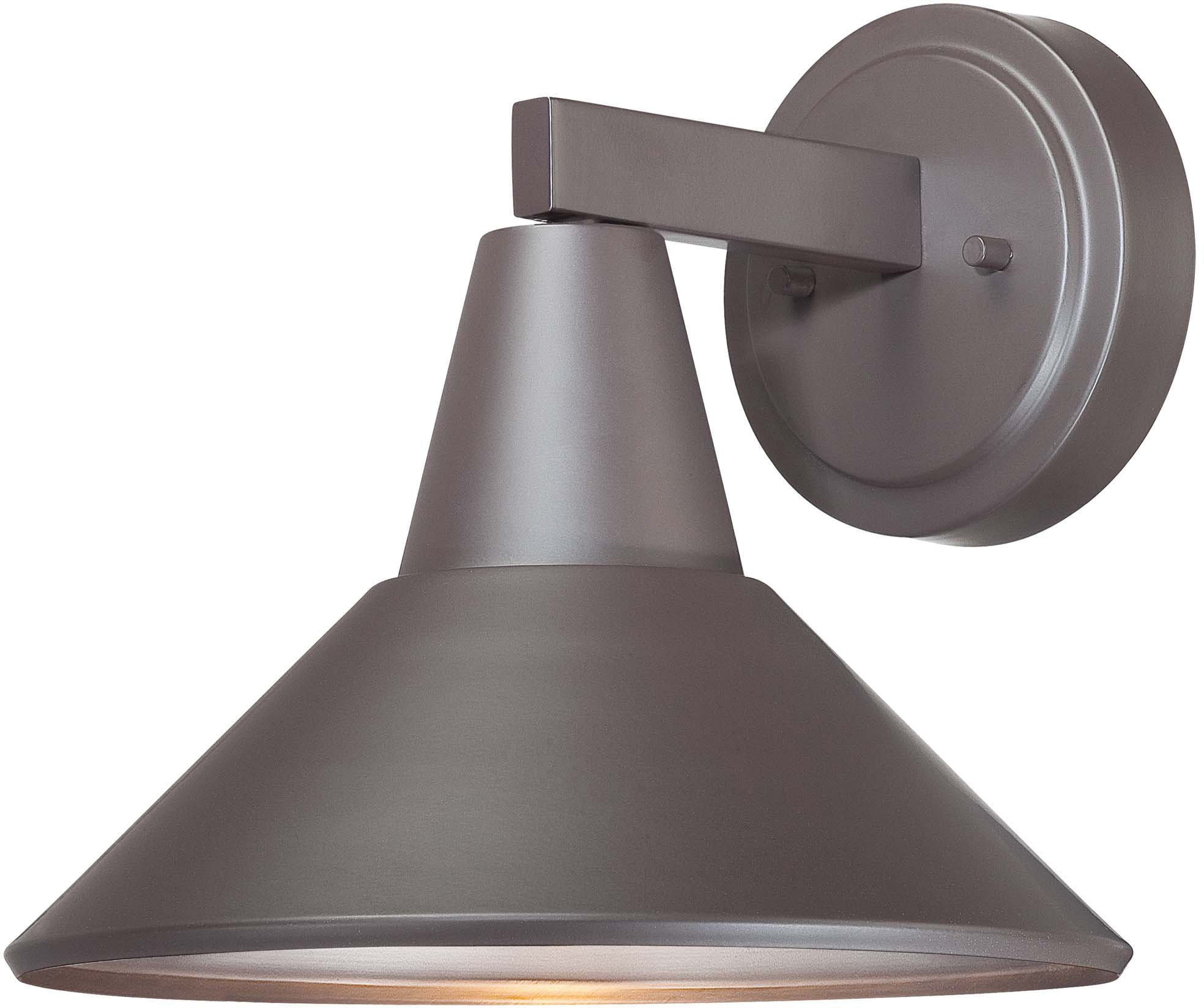 Minka Lavery Urban Industrial Outdoor Wall Light 72212-615B - Dark Bronze Exterior Wall Lantern, 100W Dark Sky Compliant, Weather Resistant - Perfect for Porch, Patio, Garage & Entryway Lighting