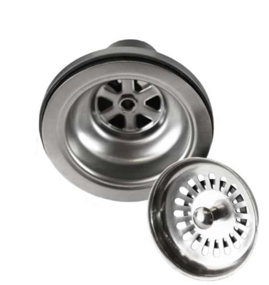 662S Tilting Drain Assembly - Stainless Steel Sink Drain with Adjustable Angle for Kitchen & Bathroom Sinks - Perfect for DIY Installation & Home Renovation Projects