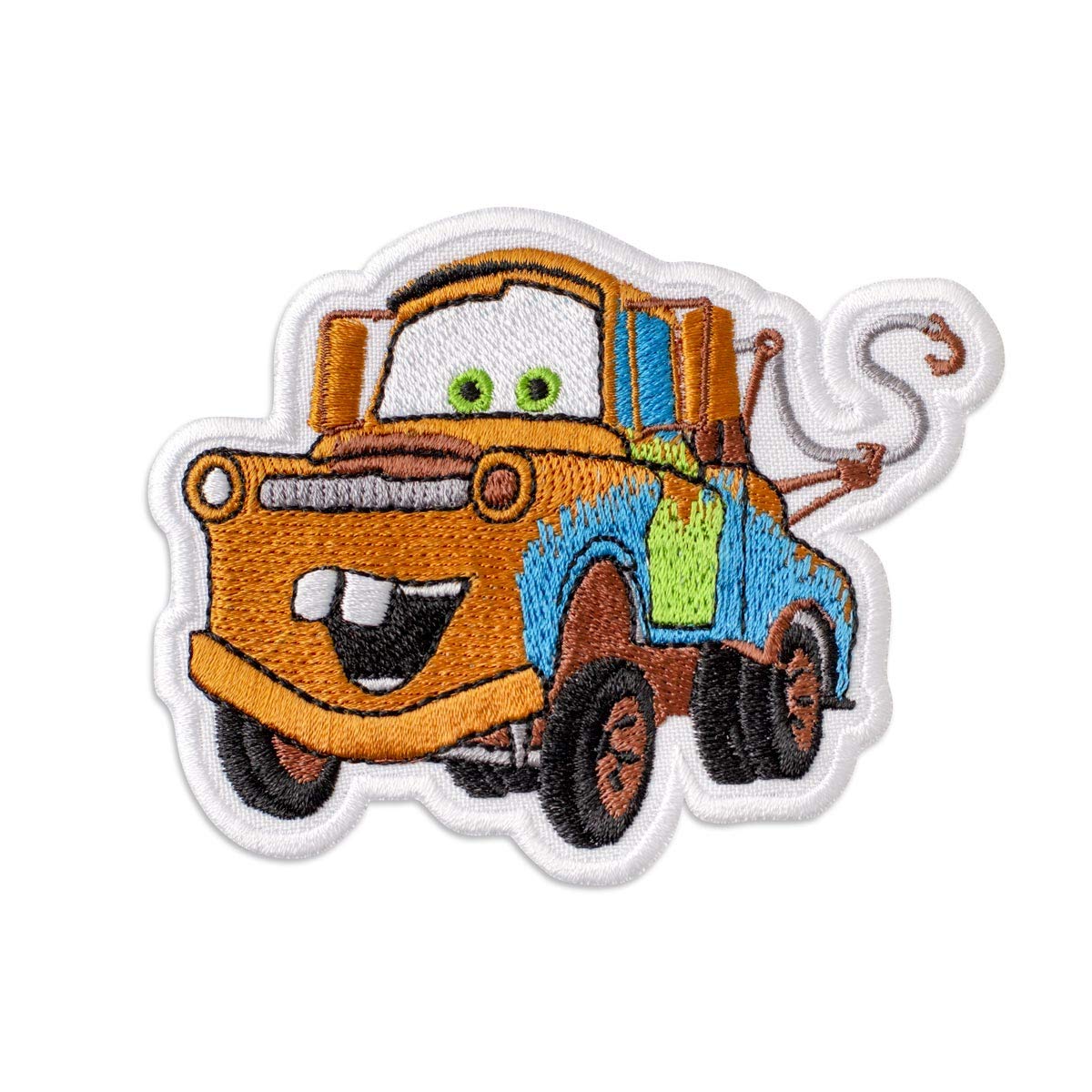 Cars Mater Cartoon Iron On Embroidered Patch 3.7