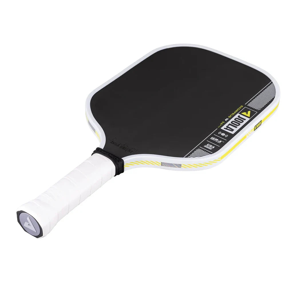 Anna Bright Scorpeus Pro IV Duel 14mm Pickleball Paddle - Premium Carbon Fiber Paddle for Competitive Play & Tournament Use - Perfect for Indoor/Outdoor Pickleball Games & Training Sessions