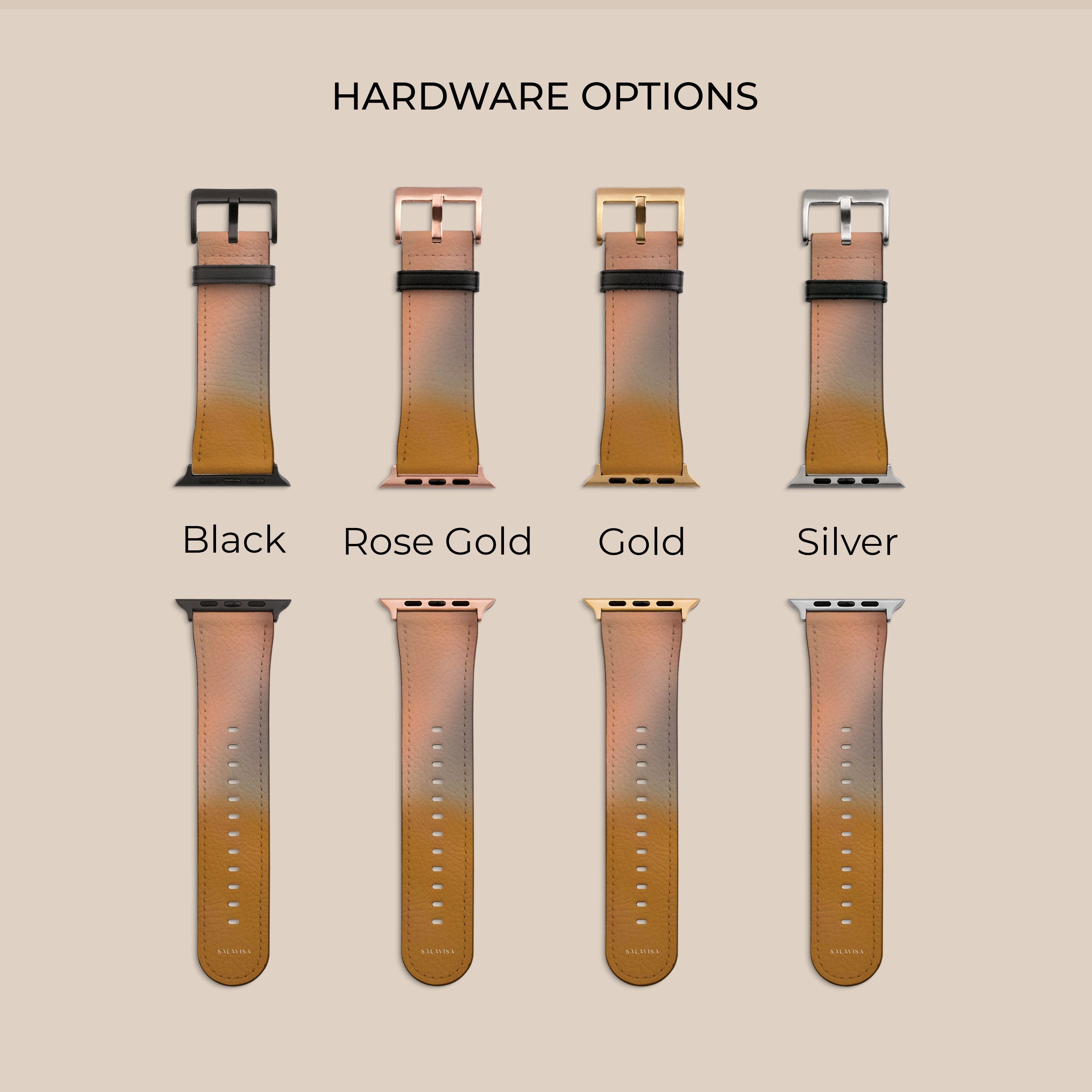 Premium Amber Haze Apple Watch Band - Soft Silicone Replacement Strap for Apple Watch Series 9/8/7/6/SE/5/4/3 - Stylish & Comfortable Sport Loop for Women & Men - Perfect for Workouts, Running & Everyday Wear