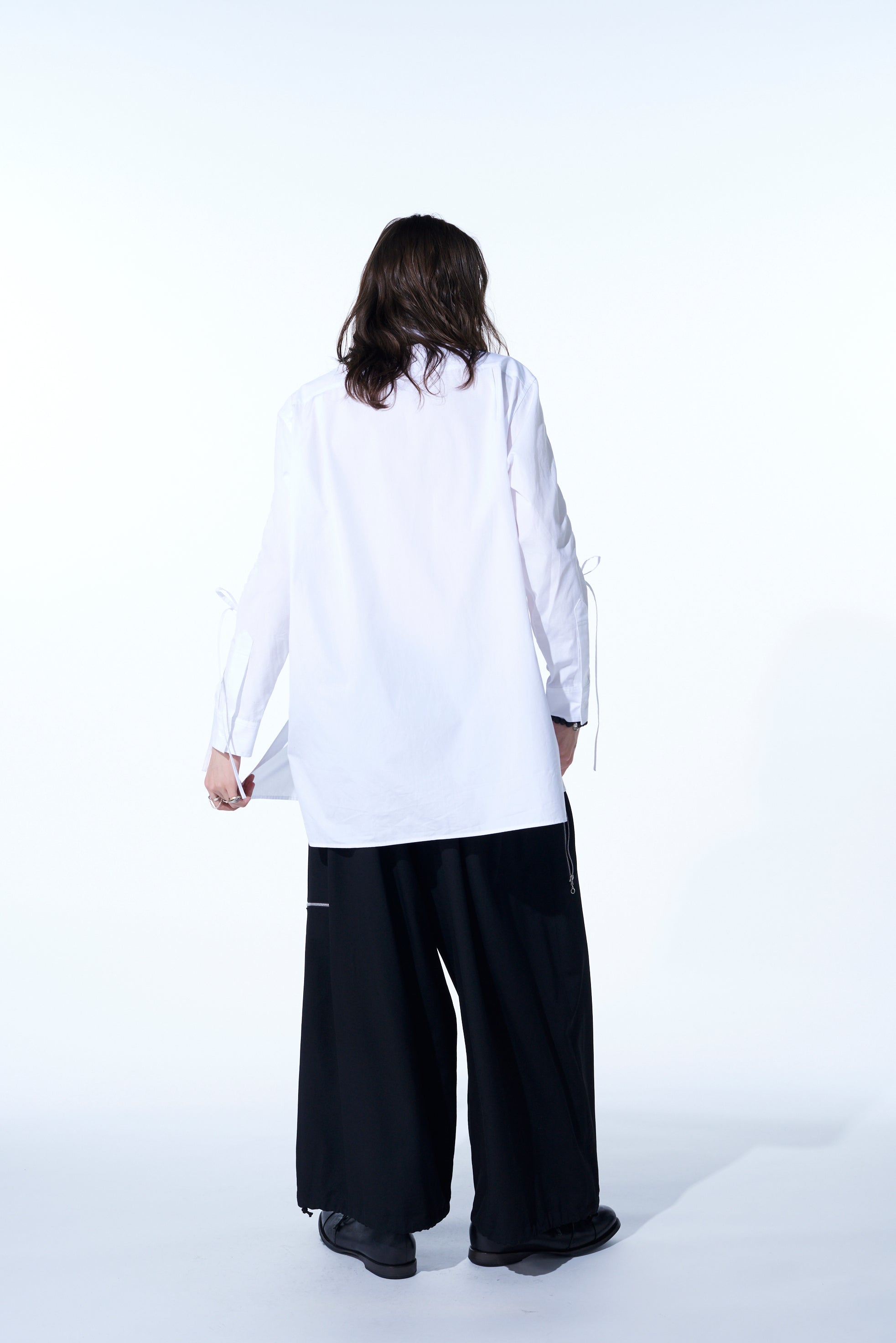 Premium Cotton Broadcloth Oversized Shirt with Gathered Strings - Comfortable Loose Fit Casual Top for Women | Perfect for Layering, Beach Cover-Ups & Boho Fashion Outfits
