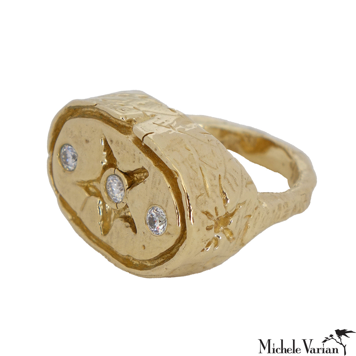 Elegant Brass Heart Ring for Women - Dainty & Romantic Jewelry Gift for Her - Perfect for Valentine's Day, Anniversary & Everyday Wear