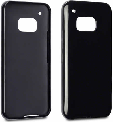 HTC One M9 Gel Case - Shockproof & Slim Protective Cover - Black - Perfect for Everyday Use, Travel & Outdoor Activities