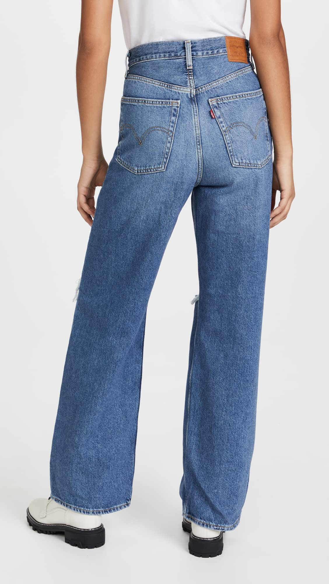 Levi's Women's Premium High Loose Fit Jeans - Comfortable & Stylish for Casual Wear, Outings & Everyday Fashion