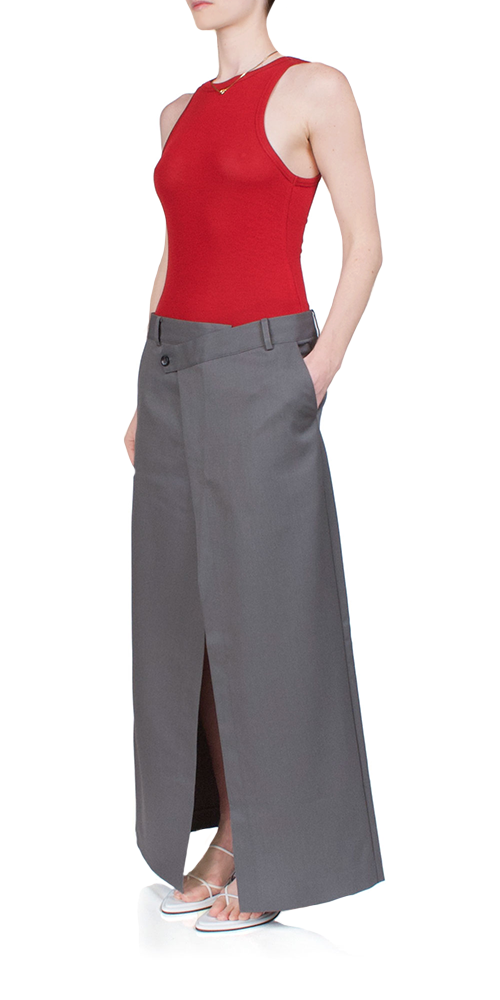 Deconstructed Waist Maxi Skirt for Women - Boho Flowy Long Skirt with Elastic Waistband | Perfect for Beach, Vacation & Summer Outfits