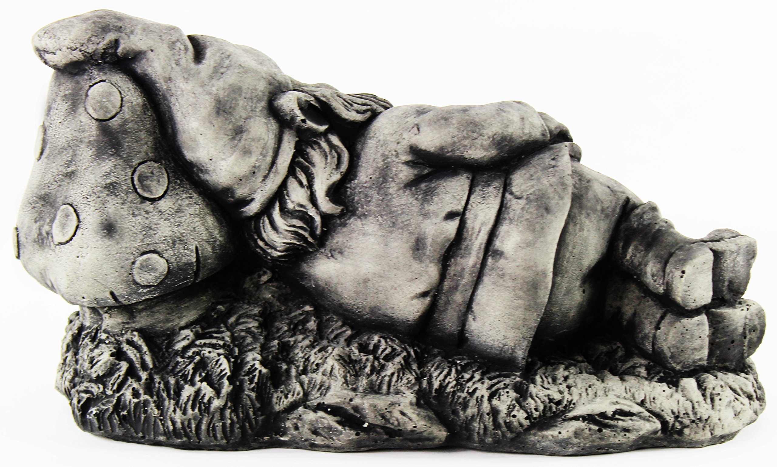 Sleeping Garden Gnome Statue - Outdoor Decor for Lawn, Yard, and Patio - Perfect for Home Garden Decoration and Gift Ideas