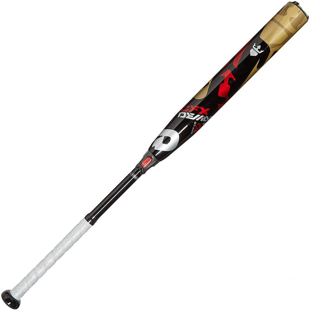DeMarini 2018 CFX 9 Fastpitch Softball Bat - Paraflex Technology, Black/Gold/Red - Perfect for Competitive Fastpitch Games & Tournaments
