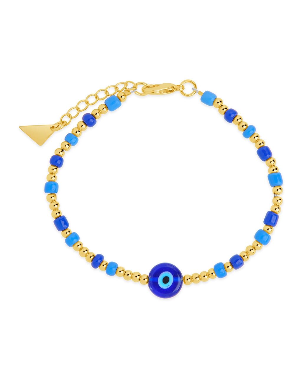 Evil Eye Bead Bracelet for Women - Sibyl Enamel Protection Jewelry for Good Luck & Positive Energy | Perfect for Gifts, Meditation & Everyday Wear