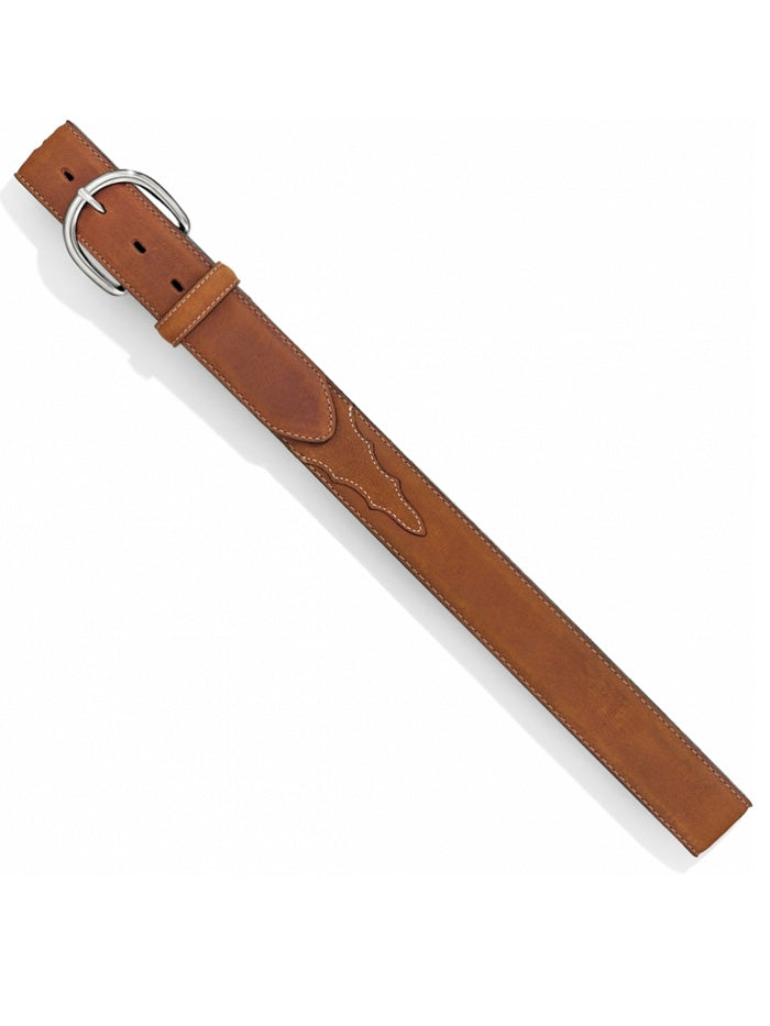 Justin 53709 Classic Western Leather Belt for Men - Genuine Brown Cowhide with Buckle - Perfect for Cowboy Boots, Jeans & Western Fashion Outfits