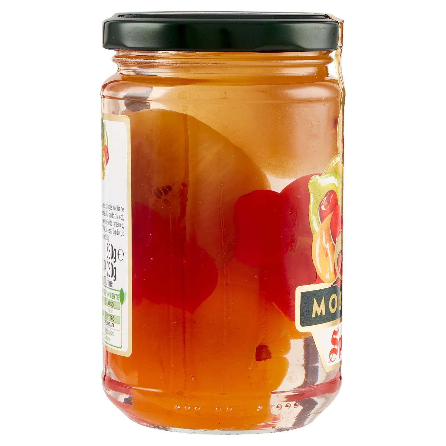 Sperlari Mostarda di Cremona Italian Candied Fruit in Mustard Syrup (13.4oz/380g) - Authentic Italian Fruit Preserve for Charcuterie Boards, Cheese Platters & Gourmet Sandwiches