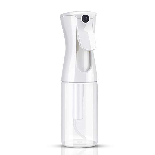 Suream 5.4oz/160ml Continuous Fine Mist Spray Bottle for Curly Hair & Plants - Perfect for Hair Styling, Skincare, Gardening & Travel Use