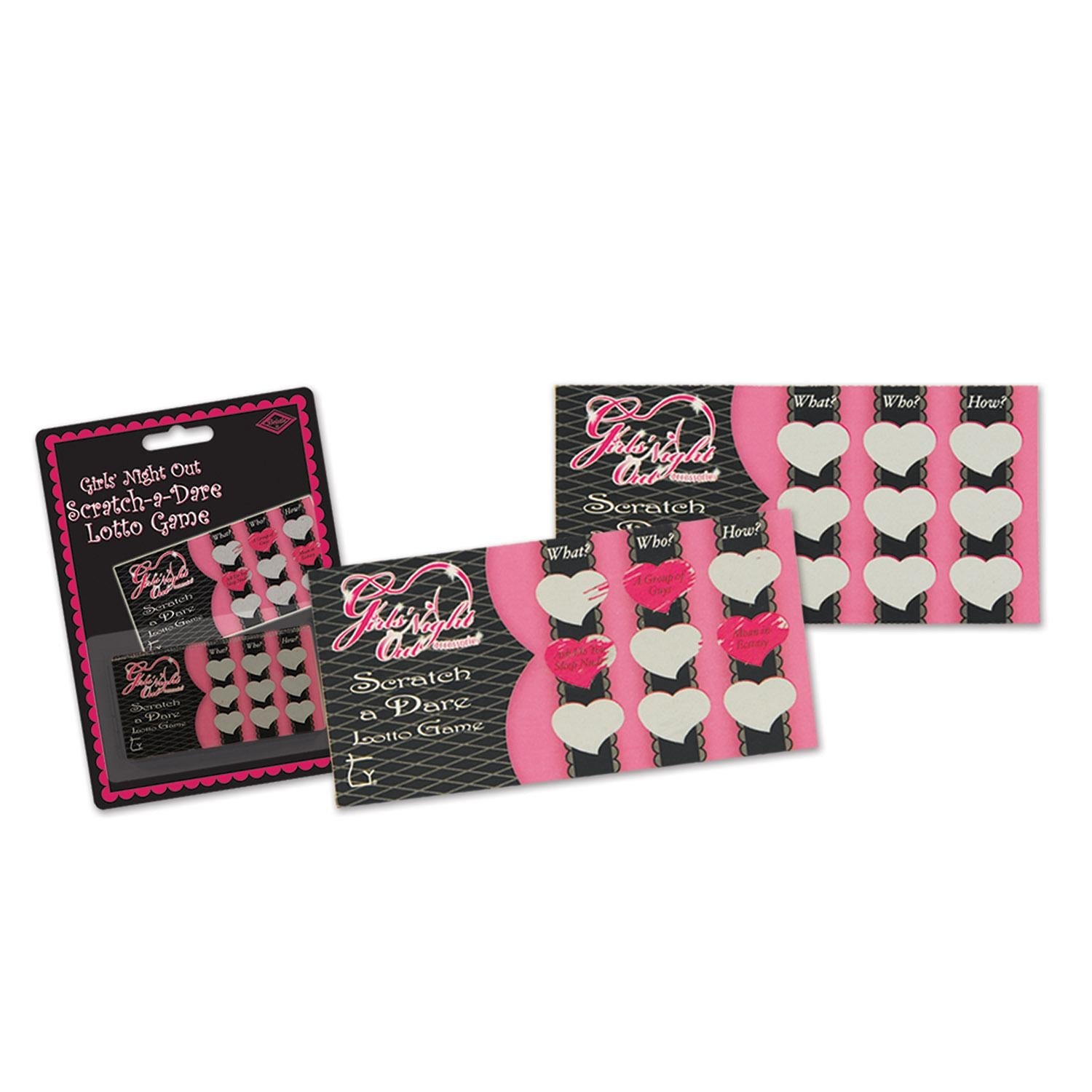 12 Pack Beistle Bachelorette Party Game - Girls Night Out Scratch A Dare Challenge Kit for Bachelorette Parties, Bridal Showers & Girls Night In