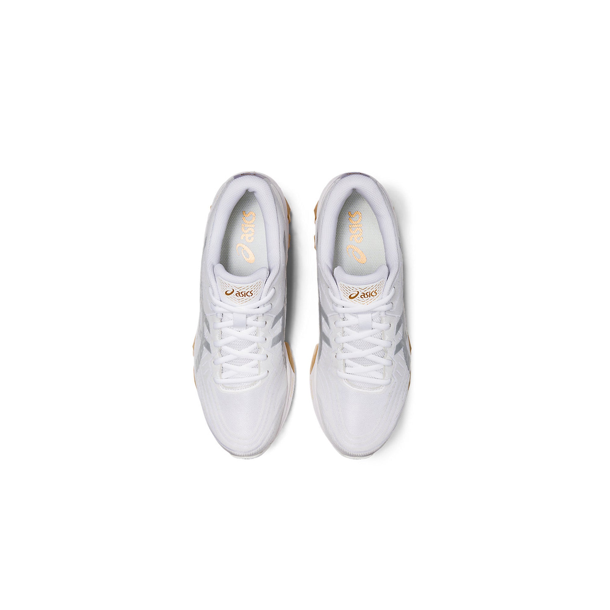 ASICS Gel Quantum 360 VII Running Shoes - White & Pure Gold - Men's Cushioned Athletic Sneakers for Jogging, Gym Workouts & Daily Wear